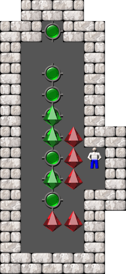 Sokoban Mass Remodel level 1074